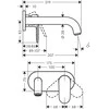 Potinkinis praustuvo maišytuvas Hansgrohe Vernis 71576670