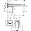 Potinkinis praustuvo maišytuvas Hansgrohe Metropol 32526140
