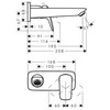 Potinkinis praustuvo maišytuvas Hansgrohe Logis 71220000