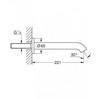 Potinkinis vonios snapas Grohe Essence 13449001, chromo