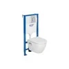 Potinkinis WC komplektas Grohe Serel 5in1 39468000 (unitazas, sėdynė, rėmas, tvirtinimai, mygtukas)