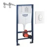 Grohe Komplektas - WC rėmas + Skate Air baltas + tvirtinimai (3 in1)