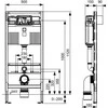 TECE potinkinis unitazo modulis, h-1120 mm