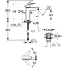 Praustuvo maišytuvas Grohe EUROSMART 23923003
