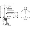 Praustuvo maišytuvas Hansgrohe Finoris 76010000, chromo