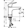 Praustuvo maišytuvas Hansgrohe Focus E2 31517000