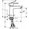 Praustuvo maišytuvas Hansgrohe Talis E 71711000