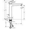 Praustuvo maišytuvas Hansgrohe Talis E 71716670