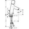 Praustuvo maišytuvas Hansgrohe Talis S80 72040000