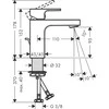Praustuvo maišytuvas Hansgrohe Vernis Shape 71561000