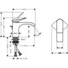 Praustuvo maišytuvas Hansgrohe Vivenis 80, 75010670, juodas matinis