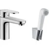 Praustuvo maišytuvas su bidė rankiniu dušu ir dušo žarna 160 cm Hansgrohe Vernis Blend 71215000, chr