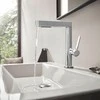 Praustuvo maišytuvas su ištraukiamu dušeliu Hansgrohe Finoris 76063000, chromo