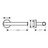 Prie sienos montuojamas tualetinio popieriaus laikiklis Hansgrohe Logis Universal 41726000