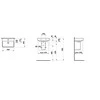 Laufen Pro S praustuvas, 450x340 mm, baltas H8159610001041