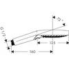 Rankinis dušas Hansgrohe Raindance Select S 120 3jet EcoSmart, 26531670, juodas matinis