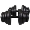 Reguliuojamo svorio hantelių rinkinys (30 mm) RN-Sport 16 kg (SL041x4, SL0424, SL044x2)
