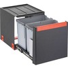 Šiukšliadėžė FRANKE, Cube 40, automatinis atidarymas, 2x14l.