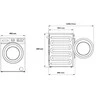 Skalbimo mašina Beko BM3WFU410415WB