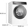 Skalbimo mašina Bosch WGB244A40 8 serijos, 9 kg, 1400 aps./min.