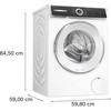 Skalbimo mašina Bosch WGH256AWSN, 10 kg