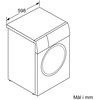 Skalbimo mašina Bosch WGH256AWSN, 10 kg