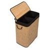 Skalbinių dėžė su pertvara G21 63555166, 105l, rotango