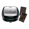 Sumuštinių keptuvas Tefal SW341D12 sumuštinių keptuvė 700 W Juoda, Nerūdijančiojo plieno