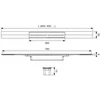 TECEdrainprofile dušo profilis, 800 mm 670800