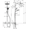 Termostatinis dušo komplektas Hansgrohe Crometta, 26781000