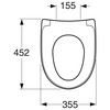 Villeroy & Boch Unitazo dangtis Gustavsberg Nautic 9M256101, 35,5 x 45,2 cm
