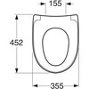 Unitazo dangtis Gustavsberg Nautic 9M26S101, 35,5 x 45,2 cm