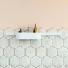 Universalus sieninis laikiklis Hansgrohe WallStoris 27902700, baltas matinis