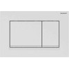 Geberit taustiņš Sigma01, 246x164 mm, matēts hroms ar easy-to-clean pārlājumu