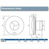 Ventiliatorius AirFlow iCON 15 Ø100mm 68 m3/val