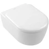 Villeroy &amp; Boch Pakabinamas unitazas VILLEROY amp BOCH Skyla Combi-Pack, Twist flush su softclosing dangčiu, 5656CL01