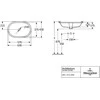 Villeroy &amp; Boch Praustuvas Villeroy ampBoch Architectura 570 x 375 mm, 5A766001