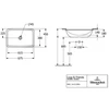 Villeroy &amp; Boch Praustuvas Villeroy ampBoch Loop amp Friends, 615 x 380 x 185 mm 4A580001