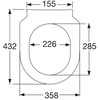 Villeroy &amp; Boch Unitazo dangtis VB 9M87S101