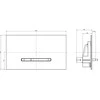 Villeroy &amp; Boch WC klavišas Villeroy ampBoch 300 922169AN