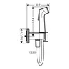 Hansgrohe Virštinkinė bidete maišytuvo dalis HG E 1250mm