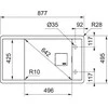 Virtuvės plautuvė Franke Fresno FSG 611-88, 114.0627.323