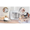 Virtuvinis kombainas Bosch MUM58210 Series 4, Kitchen machine, MUM 5, 1000 W, Baltas, Sidabrinis