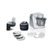 Virtuvinis kombainas Bosch MUM58210 Series 4, Kitchen machine, MUM 5, 1000 W, Baltas, Sidabrinis