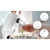 Virtuvinis kombainas Bosch MUM58210 Series 4, Kitchen machine, MUM 5, 1000 W, Baltas, Sidabrinis