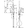 Virtuvinis maišytuvas Hansgrohe 72800800 Talis M54 matinis
