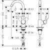 Virtuvinis maišytuvas Hansgrohe Logis M31 71835000