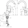 Virtuvinis maišytuvas Hansgrohe Talis M52 14875000