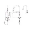 Virtuvinis maišytuvas Quadron JESSICA Q LINE 3573591_BLMQS,