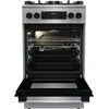 Viryklė Gorenje | Cooker | GK5C65XV | Hob type Gas | Oven type Electric | Nerūdijantis plienas | Plotis 50 cm | Grilling | LED | Gylis 59.4 cm | 70 L